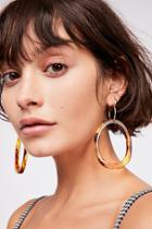 Marbella Resin Hoop Earrings By Free People